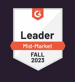 G2 Leader Mid-Market Fall 2023